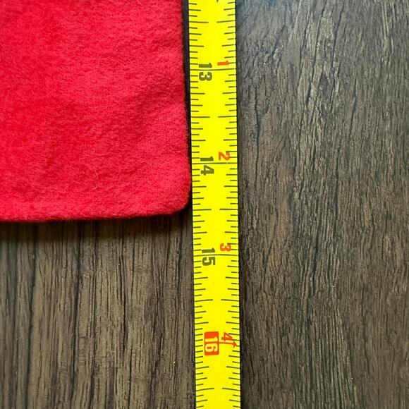 BALLY Red Drawstring Dust Bag — 7x14" Storage Pouch - Picture 4 of 5